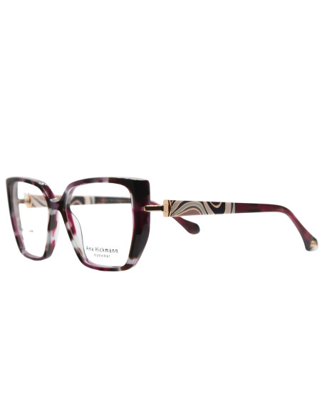 OCCHIALE OCCHIALE DA VISTA DONNA ACETATO TRASPARENT RED LIGHT BLUE HAVANA ANA HICKMANN