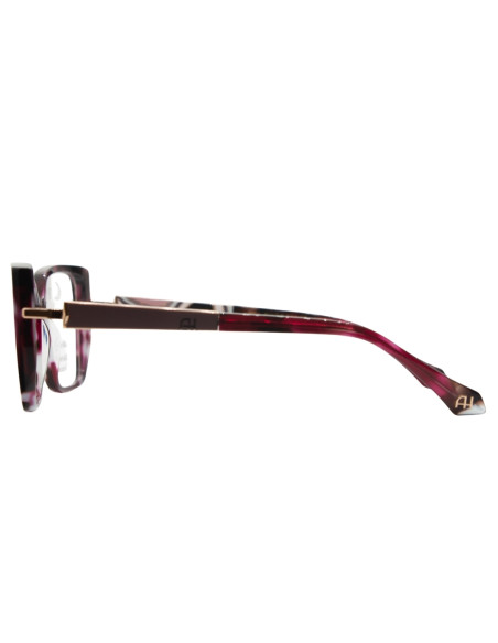 OCCHIALE OCCHIALE DA VISTA DONNA ACETATO TRASPARENT RED LIGHT BLUE HAVANA ANA HICKMANN