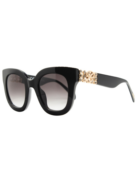 OCCHIALE DA SOLE DONNA ACETATO NERO STRASS BLUMARINE