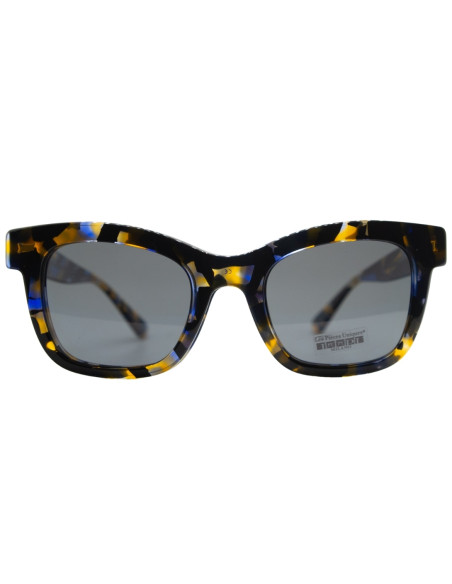 OCCHIALE DA VISTA DONNA ACETATO PANTOGRAFATO MULTICOLOR CLIP-ON LES PIECES UNIQUES